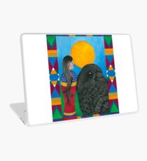 Crow Woman Laptop Skin