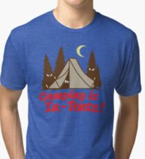 Camping Is In-Tents Tri-blend T-Shirt