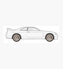 Nissan Skyline R33 GT-R (side) Photographic Print