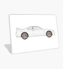 Nissan Skyline R33 GT-R (side) Laptop Skin