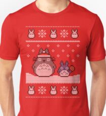 Santa-Totoro Christmas Sweater Unisex T-Shirt