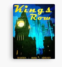 King's Row Vintage Travel Poster Canvas Print