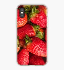 Fresh strawberries iPhone Case