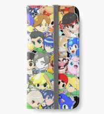Super Smash Bros. All 58 Characters! Group iPhone Wallet/Case/Skin