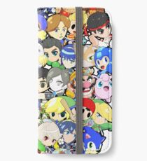Super Smash Bros. All 58 Characters!! Group iPhone Wallet/Case/Skin