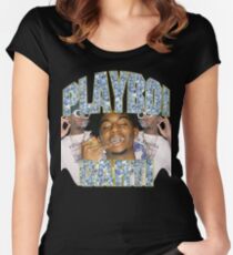 Playboi Carti Vintage Hip-Hop Women's Fitted Scoop T-Shirt