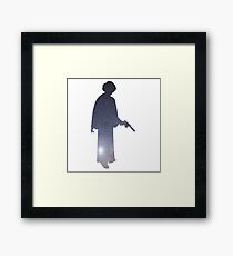 Princess Leia Galaxy Framed Print