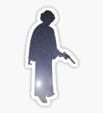 Princess Leia Galaxy Sticker