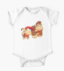 Super Smash Bros. Donkey Kong und Diddy Kong Baby Body Kurzarm