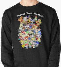 Super Smash Bros. All 58 Characters! Choose Your Fighter! Group Pullover