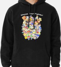 Super Smash Bros. All 58 Characters! Choose Your Fighter! Group Pullover Hoodie