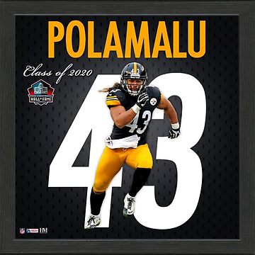 Troy Polamalu Jersey Photographic Print for Sale by WalkDesigns