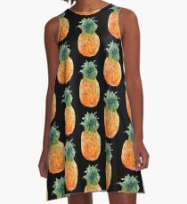 Pineapple Triangles A-Line Dress