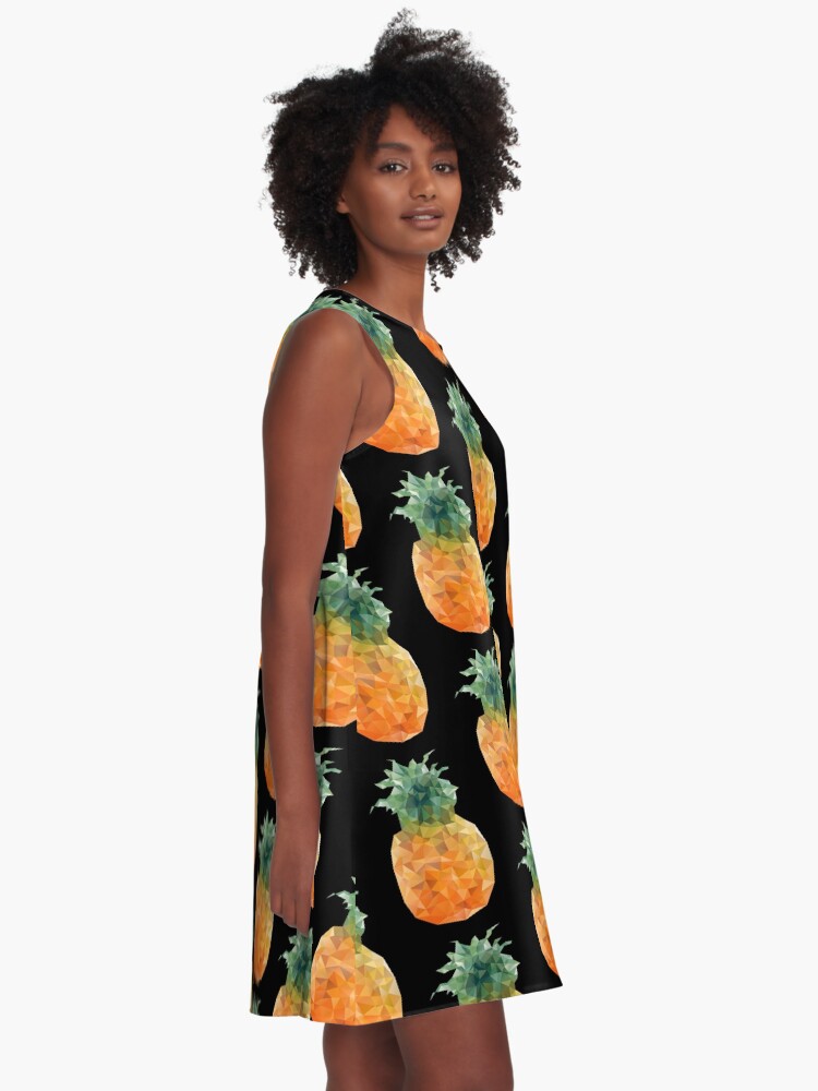 Alternate view of Pineapple Triangles A-Line Dress