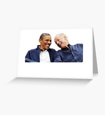 bff obama joe Greeting Card