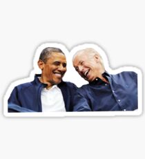 bff obama joe Sticker