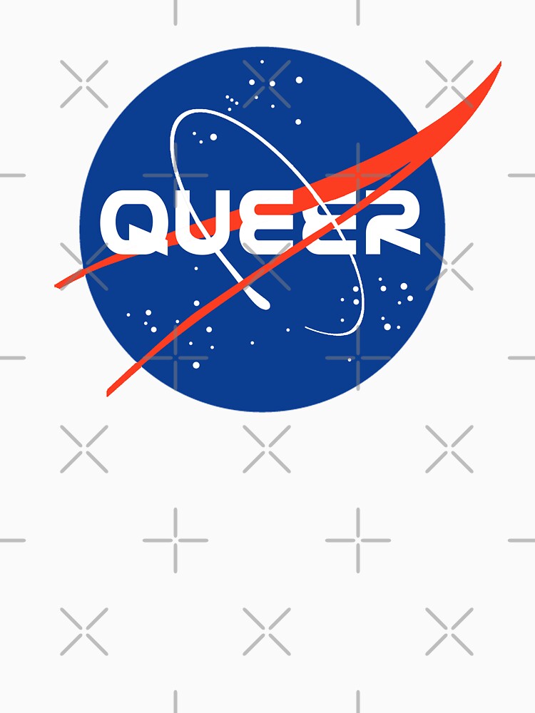 Queer - Nasa inspiriertes Logo von nationalpride