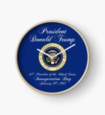 Präsident Donald J. Trump Einweihungstag 2017 Uhr
