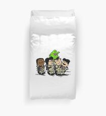 Funny Ghostbuster Team Duvet Cover
