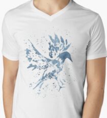 Rabe T-Shirt mit V-Ausschnitt