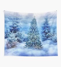 Christmas tree Wall Tapestry