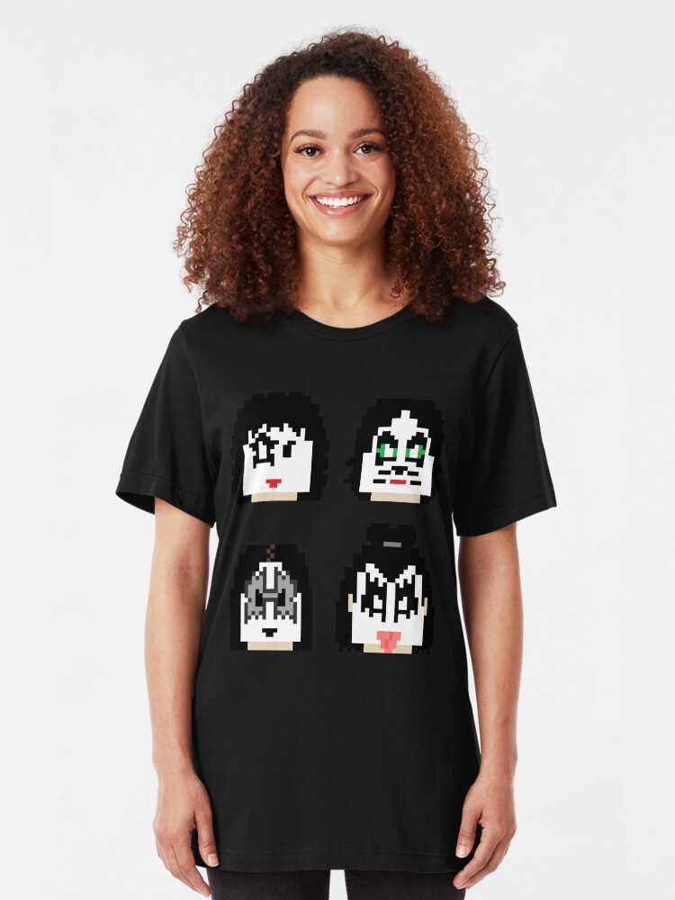 Alternate view of 8-Bit Gods of Thunder Slim Fit T-Shirt
