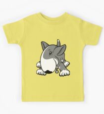 Let's Play English Bull Terrier Grey Kids Tee