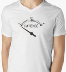 Out of Patience Gas Gauge Men's V-Neck T-Shirt