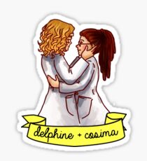 delphine + cosima (cophine) Sticker