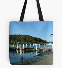Lakes Boat shed Tote Bag
