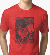 Seltsames Biologie-Antilopen-Skelett Vintage T-Shirt