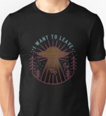 i want to leave Unisex T-Shirt