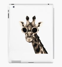 Giraffe With Steampunk Sunglasses Goggles iPad Case/Skin