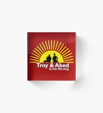 Troy and Abed in the Morning Acrylic Block