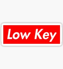 Low Key Box Logo Sticker