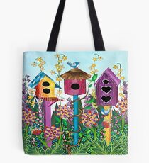Summer Garden (square) Tote Bag