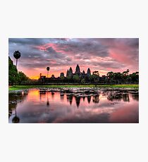 HDR Angkor Wat Sunrise Photographic Print