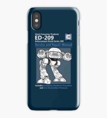 ED-209 Service and Repair Manual iPhone Case/Skin