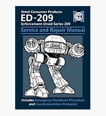 ED-209 Service and Repair Manual Photographic Print