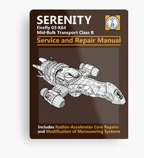 Shiny Service and Repair Manual Metal Print