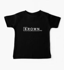 BROWN Ph.d Baby Tee