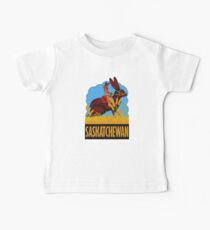 Saskatchewan Canada Vintage Travel Decal Baby Tee
