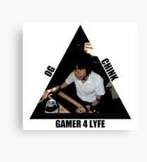 OG CHINK GAMER FOR LYFE Canvas Print