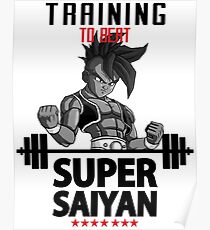 training super saiyan Poster