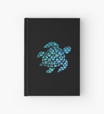 Blue Sea Turtle Hardcover Journal