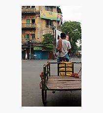 A crossing somewhere in Kolkata Photographic Print