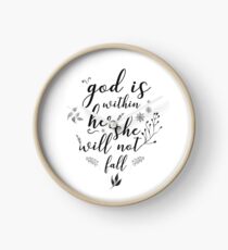Christian Quote Clock