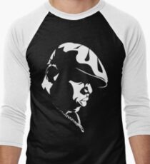 Biggie Stencil Men's Baseball ¾ T-Shirt