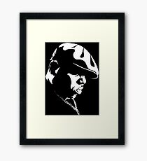 Lámina enmarcada Biggie Stencil
