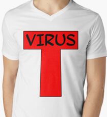 T-VIRUS Men's V-Neck T-Shirt